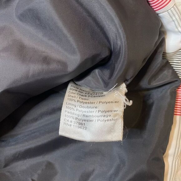 FIREFLY Ski Jacket Coat White Hooded Checkered Size Large Nancy Full Zip Hooded - Picture 10 of 10